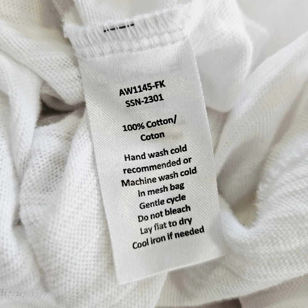 ATM Anthony Thomas Melillo White Heathered Schoolboy Crew Neck Tee T-Shirt M - Picture 13 of 13